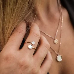 Holzkern Zendala Ring|DAMES Ringen|Sieraden