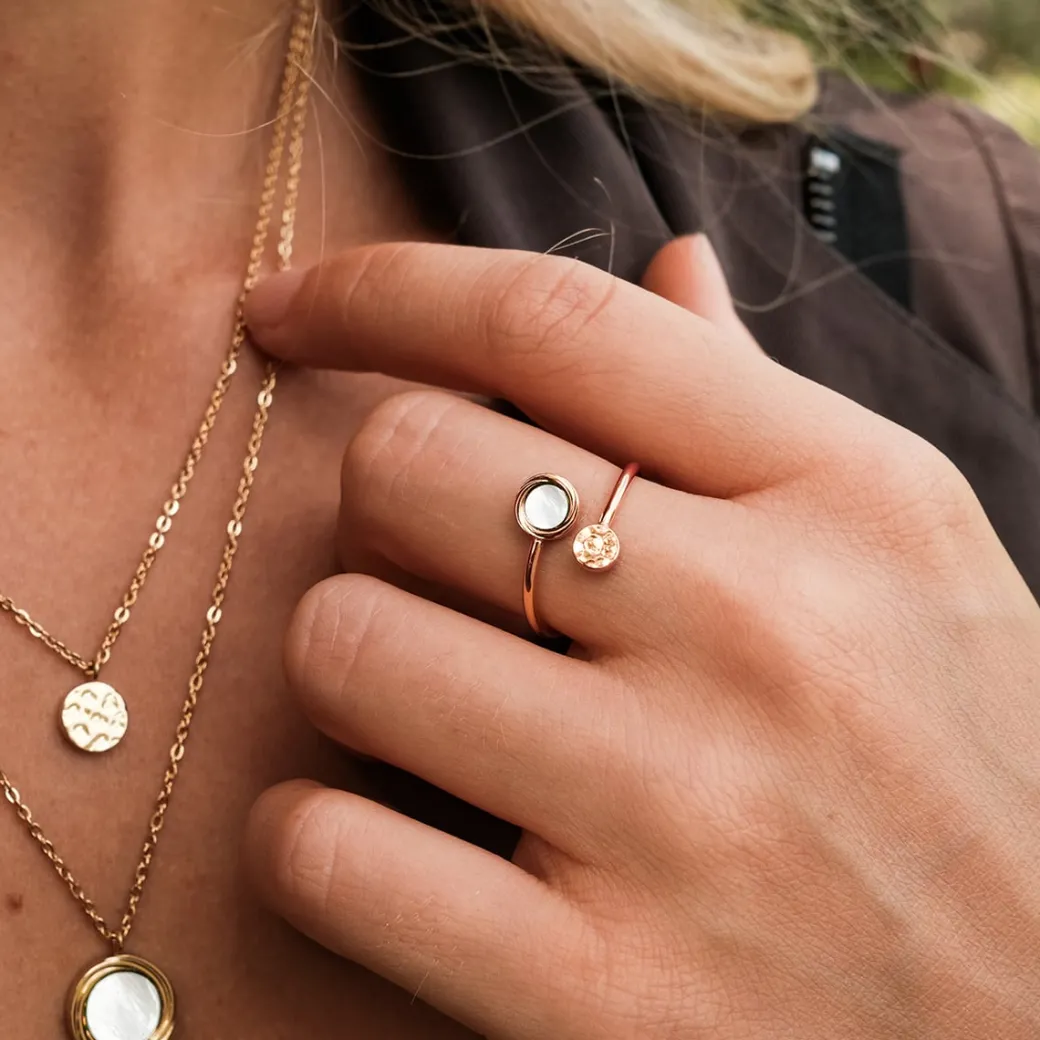 Holzkern Zendala Ring|DAMES Ringen|Sieraden