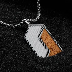 Holzkern ZIGZAG KETTING|Heren Kettingen|Sieraden