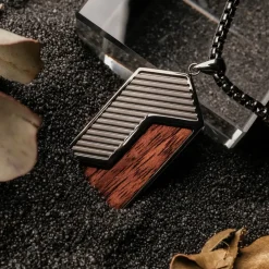 Holzkern Zigzag Ketting|Heren Kettingen|Sieraden
