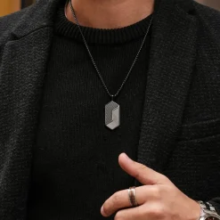 Holzkern Zigzag Ketting|Heren Kettingen|Sieraden