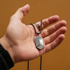 Holzkern Zigzag Ketting|Heren Kettingen|Sieraden